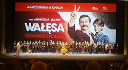 Premiere of Walesa. Man of Hope in Warsaw, 2013