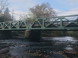 The Millstone River's northern course near Griggstown.