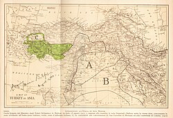 Italian zone in Asia Minor under the Agreement of Saint-Jean-de-Maurienne