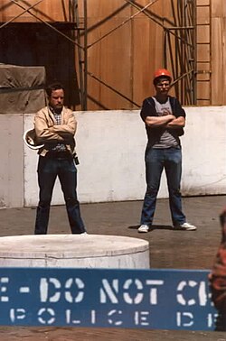 Strike breakers, Chicago Tribune strike, 1986, Chicago, Illinois