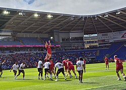 Fiji v Wales at Cardiff City Stadium.