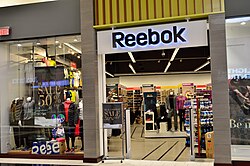 Reebok store in North America