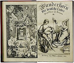 Title page of Volume III of Des Knaben Wunderhorn, 1808