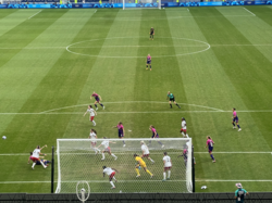 Chaos in the USWNT's defense at the 2024 Olympics.