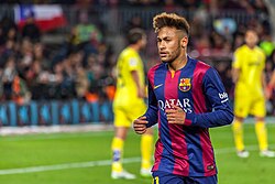 Neymar's tenth goal of the season in the final meant that three players shared the honour of top scorer.