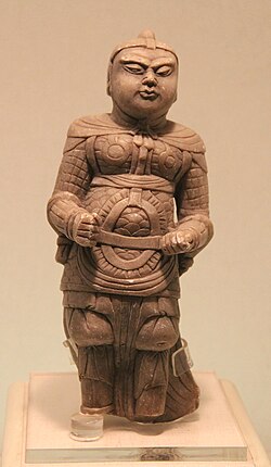 Liao figure pictured at the Liaoning Museum in Shenyang