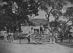 James Hopkinson's plantation, South Carolina ca. 1862.