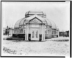 Botanic Garden exterior in the 1880s