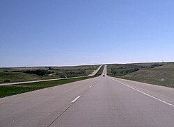 Interstate 94 in North Dakota, near Gladstone