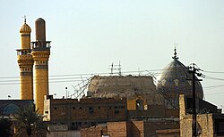 The Al-Askari Mosque, one of the holiest sites in Shia Islam, after the first attack by Islamic State of Iraq in 2006
