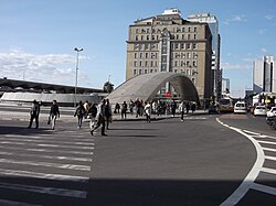 The Mercado station is one of the main subway stations in Porto Alegre and is located in front of the city's public market.