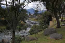 River Tomebamba next to the city centre