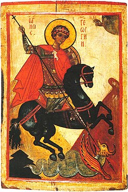 Russian icon (mid-14th century), Novgorod