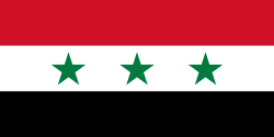 Flag of Ba'athist Syria (1963–1972)