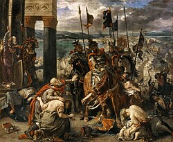 The Entry of the Crusaders into Constantinople, by Eugène Delacroix, 1840