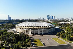 The Luzhniki Stadium hosted the 1980 Summer Olympics and the 2018 FIFA World Cup Final.