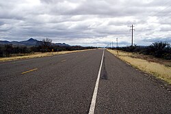 US 90 south of Van Horn