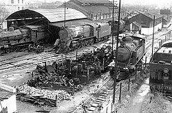 The old Mar del Plata railway station in 1910
