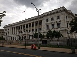 Trenton City Hall, the seat of local government