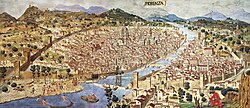 Painting based on an original from the late 15th century, attributed to Francesco di Lorenzo Rosselli