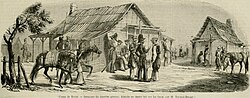 Inspection of one of the camps of Juan Manuel de Rosas' army, Jean-Baptiste Henri Durand-Brager, 1846