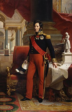 Portrait of Louis Philippe I by Franz Xaver Winterhalter, 1841