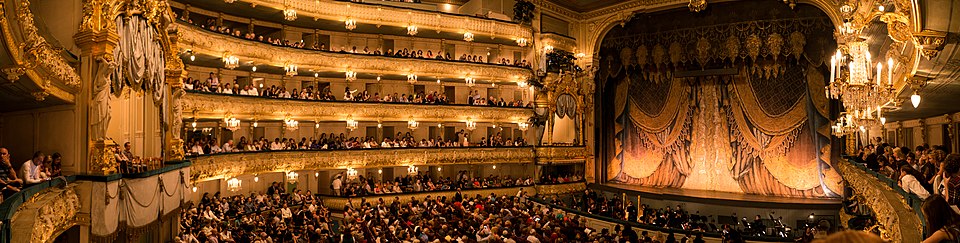 The main auditorium of the Mariinsky Theatre