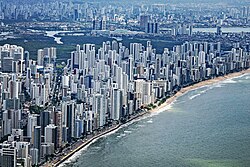 Recife has one of the greatest rainfall averages in Brazil.