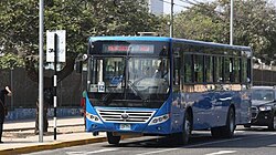 Sistema Integrado de Transporte Bus System in Arequipa Avenue (Route 301)