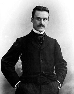 Thomas Mann in 1900 when he completed Buddenbrooks
