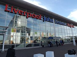 John Lennon Airport in Liverpool
