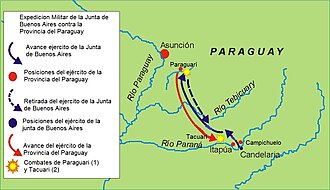 Belgrano's campaign against Paraguay