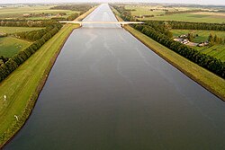 The Amsterdam-Rhine Canal near Rijswijk, Netherlands