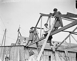 Women carpenters near Calais, France, June 1918