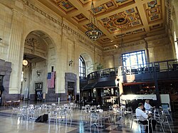 The Grand Hall is inside the entrance (2011).