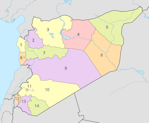 Governorates of Syria