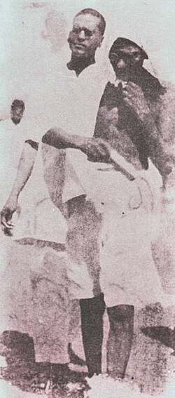 With Gandhi in early May 1930