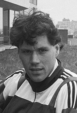 Marco van Basten, first winner of the award in 1988.