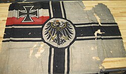 An original World War I German war ensign