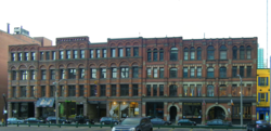 Victorian era buildings on Colborne Street, between Church Street and Leader Lane
