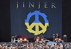 Jinjer performing at Wacken Open Air, 2023