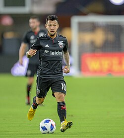 Acosta with D.C. United in 2018