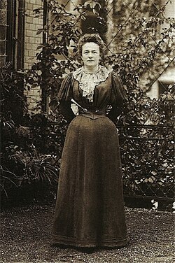 Zetkin during a congress in Zürich in 1897