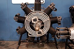 Packard DR-980 9-cylinder diesel aircraft engine, used in the first diesel-engine airplane