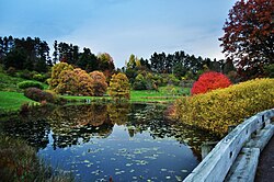 Cornell Botanic Gardens, adjacent to the Ithaca campus, used for conservation research and recreation