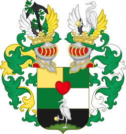 Coat of arms of the Karajan family, granted in 1869