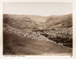 Zahlé in the 19th century