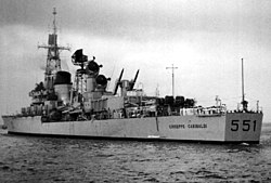 Italian cruiser Giuseppe Garibaldi