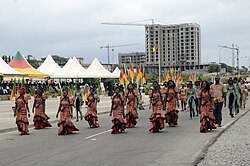 Cameroonian women on Women's Day Celebration, 2015