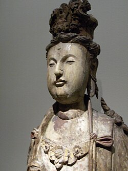A Song-era wooden Bodhisattva
